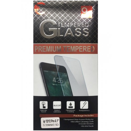 iP12Pro Clear Tempered Glass Premium
